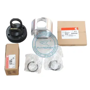 M11 ISM11 QSM11 4089865 için Piston Piston kiti halka Pin klipleri ile toptan 3103752 hakiki DİZEL MOTOR PARÇALARI