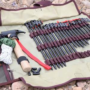 Piquets de tente en métal épaissi, 20-30 cm de long, diamètre 10 mm, clous de fixation pour le camping en extérieur, résistants au vent - Product Image 4