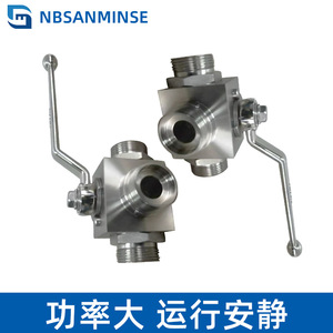 Vanne à boisseau sphérique King KHB3K SS304, raccord en T, filetée 1 pouce, haute pression, pour produits pétroliers - Product Image 4