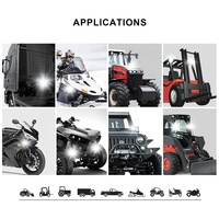Mini projecteur 6D de 2 pouces, projecteur de travail à Led, Combo de Spot de lumière de travail, tout-terrain 4x4 Led Bar camion voiture Pods Cube moto antibrouillard