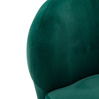 Fauteuil de salon moderne de luxe Laynsino, base en métal, assise confortable, chaise en tissu, fabrication artisanale, respectueuse de l'environnement