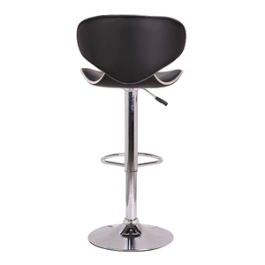 Taburete de Bar de Pu barato ajustable de alta calidad, silla de Bar de cuero negro ajustable para cocina <span class=keywords><strong>con</strong></span> <span class=keywords><strong>respaldo</strong></span> - Product Image 5