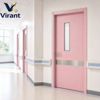 Livraison rapide, conception hygiénique, entretien facile, accès facile, porte de protection radiologique pour les soins intensifs