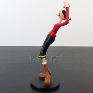 Pop Art <span class=keywords><strong>Popeye</strong></span> Sculpture <span class=keywords><strong>Dessin</strong></span> <span class=keywords><strong>Animé</strong></span> Classiques <span class=keywords><strong>Popeye</strong></span>'s Wife <span class=keywords><strong>Olive</strong></span> Sculpture Galerie Décoration Résine Artisanat - Product Image 2