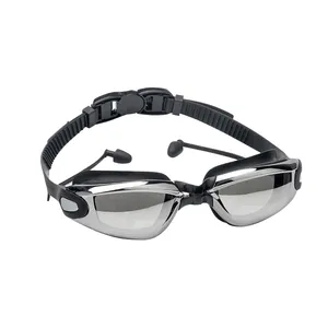 Lunettes de natation de sport à la mode pour compétition pour adultes en gros protection des yeux anti-buée meilleures lunettes de natation étanches pour myopie