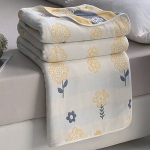Couverture en mousseline 100 % coton 6 couches, ultra respirante, sûre <span class=keywords><strong>pour</strong></span> bébé, idéale <span class=keywords><strong>pour</strong></span> l'été, vente en gros - Product Image 4