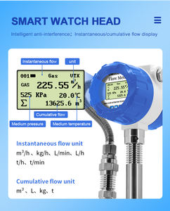 高精度な後退渦流量計ステンレス鋼天然ガス圧縮空気産業用ガス-OEMカスタマイズ可能 - Product Image 6