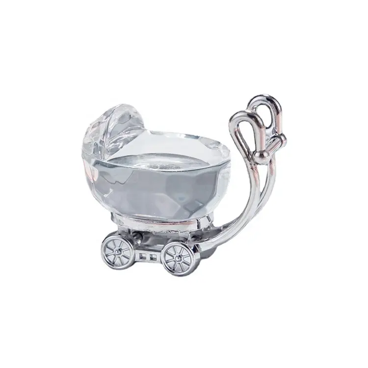 Mooie Crystal Kinderwagen Baby Shower Gunsten