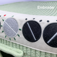Nouvelle conception Maison de jeu pour enfants Accessoires de jeu Modèle de four à micro-ondes Panier de rangement en corde de coton pour chambre d'enfant Crèche Salon