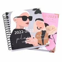 Cuaderno de Papel A5/A6 con Encuadernación Espiral y Impresión Personalizada, Diario, Agenda, Organizador Diario, Semanal y Mensual, Planificador, Regalo