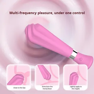 LoveSeek Damen Eiscreme-<span class=keywords><strong>Vibrator</strong></span> AV-Massagegerät Erwachsenen-Sexspielzeug Orgasmus-<span class=keywords><strong>Masturbator</strong></span> 40 Vibrationspunkte Modell Großhandel - Product Image 2