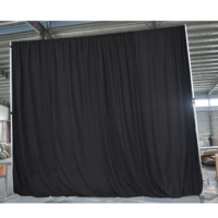 Support de toile de fond télescopique modulaire en aluminium à installation rapide, avec tringle réglable pour rideaux en velours/voile, garantie 3 ans, pour événements