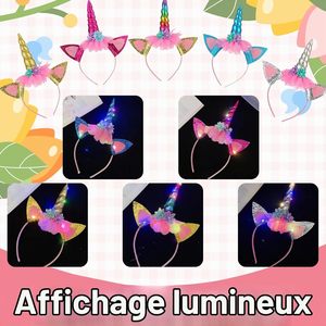 ที่คาดผมยูนิคอร์น LED ลดราคาพิเศษ ที่คาดผมเรืองแสงสำหรับงานวันเกิด งานแต่งงาน และงานปาร์ตี้ - Product Image 2