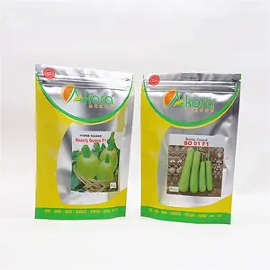 Customized reusable food grade ziplock snack plastic pouch packaging food packing bag seeds packaging