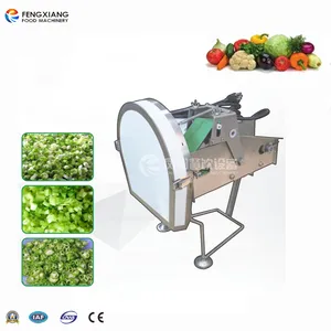 Büyük kapasiteli küçük tip fonksiyonel yaprak sebze ıspanak biber kesme makinesi yeşil soğan kesici muz kesici