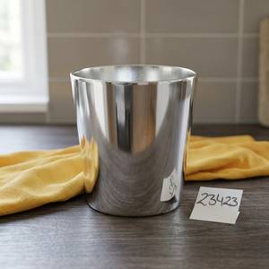 Gobelet isotherme en acier inoxydable poli, finition miroir, moderne, pour boissons chaudes - Product Image 3