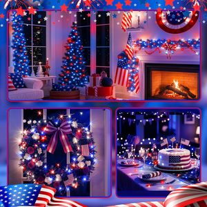 <strong>LED</strong> <strong>Light</strong> <strong>String</strong> with Button <strong>Battery</strong> <strong>Box</strong> Colorful White Flashing <strong>Light</strong> for Christmas Decorative Strip - Product Image 5