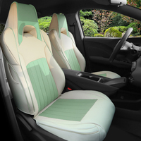 Nouvelle conception, housses de siège de voiture en cuir sur mesure, toutes saisons, coussin de siège auto complet pour BYD Seagull