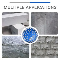 Disque abrasif diamanté de 7 pouces (180 mm) pour meuleuse d'angle, idéal pour le béton, les revêtements époxy, le vinyle, le mastic, la peinture et le travail sur la pierre