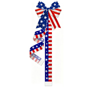 Nastro Decorativo Patriottico per il <span class=keywords><strong>Giorno</strong></span> dell'Indipendenza degli Stati Uniti, Rosso Bianco e Blu, per Caminetto e Armadi, in Poliestere - Product Image 5