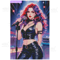 G-53 personnalisé diamant Art peinture Rock chanteur Portrait décoration murale pour la maison luxe 5D personnalisé diamant peinture Kit