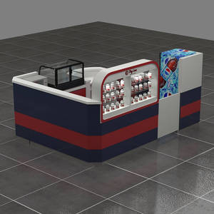 High End Bubble Tea <strong>Kiosk</strong> <strong>Juice</strong> bar Counter Design Coffee <strong>Kiosk</strong> Wood Color Mall Drink <strong>Kiosk</strong> - Product Image 1