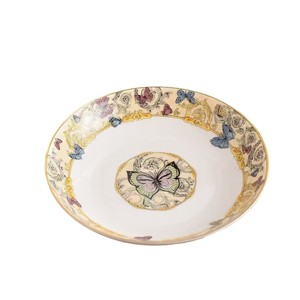 Classic Vintage Modern Eco-Friendly Butterfly Patterns <b>Dinnerware</b> <b>Set</b> Safe for Home Hotels Restaurant Camping Christmas - Product Image 5