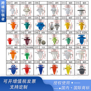 Clips de fixation pour panneaux de porte de voiture, série D, en nylon, attaches de garniture automobile, clips de fixation intérieurs pour utilisation universelle sur véhicule - Product Image 5