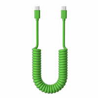 Kabel Pengisian Daya USB-C Retraktil Tembaga Murni Berlabel Pribadi Kustom, Pengisian Cepat, OEM ODM Grosir untuk Komputer dan Tablet