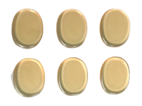 6 pièces de tampons de sourdine en silicone pour tambour, patchs de son en caoutchouc pour sourdines de batterie