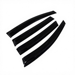 Pare-soleil de porte de voiture, déflecteur de pluie, visière de fenêtre, protection contre le vent et la pluie, 4 pièces pour Toyota - Product Image 1