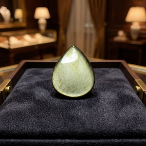 Pierre précieuse naturelle en jade, taille poire, forme goutte d'eau, polie, pour la fabrication de bijoux - Product Image 4