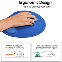 Tapis de jeu PC personnalisé, tapis de souris en silicone, tapis de souris de dessin animé, tapis de souris de jeu avec repose-poignet, tapis de bureau pour le bureau et la maison