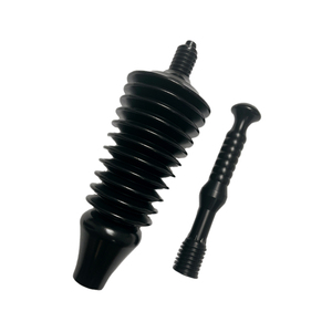 Plongeur de toilette en plastique flexible avec entonnoir de vidange forte aspiration piston de toilette sous vide pour salle de bain Style amusant - Product Image 5