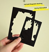 Bingkai Foto Magnet Kertas Katun Kustom Ringan Dekoratif untuk Kulkas, Pajangan Gambar, Suvenir, Grosir Pabrik