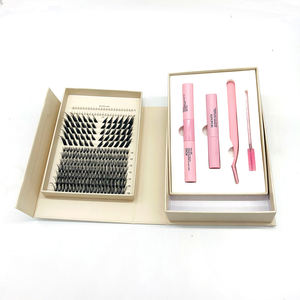 Cruelty Free Vegan Lash Clusters Venta al por mayor Private Label Cluster Lash Bandejas - Product Image 4