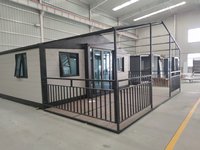 Maison préfabriquée modulaire extensible à double aile, directement de l'usine, pour hébergement commercial