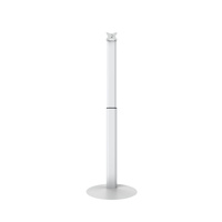 Support de tablette rotatif en métal pour sol, prix d'usine, 7-14 pouces, rotation à 180°, pivotement à 360°, hauteur réglable, capacité de charge de 20 lb pour