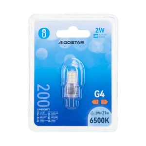 Lámpara LED 2w g4, bajo consumo, luz brillante, larga duración; ideal para iluminación decorativa y ahorro de energía. - Product Image 2