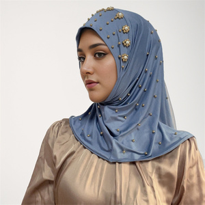 Abaya de Poliéster con Diseño Personalizado, Talla Grande, para Uso Diario Informal Musulmán - Product Image 1