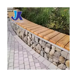 Özelleştirilmiş siyah pvc kaplı 2x1x1m gabion net Gabion kutusu kaynaklı Gavion kafes bahçe inşaat istinat duvar için