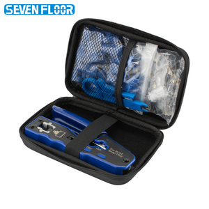 LAN Cat 6 Network Cable Repair Tool Kit Wire Cutter Screwdriver and Hand <strong>Crimping</strong> Pliers <strong>Set</strong> RJ45 Cat6 Tool Kit - Product Image 1