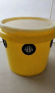 Seau en plastique rond de 20 L de qualité alimentaire, récipient de stockage étanche avec couvercle pour la peinture et l'usage industriel - Product Image 5