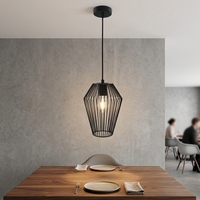 Lampe suspendue moderne de type ampoule pour escalier, rétro, élégante, rustique, pour la maison, l'hôtel