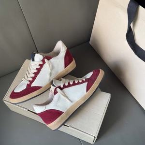 Zapatillas Retro Red Star Goose con Parte Superior de Malla Transpirable, Cómodas, a la Moda, con Cordones Decorativos y Brillo, Antideslizantes - Product Image 2