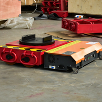 Chariot à palettes électrique sans fil et patins motorisés pour machines avec télécommande C7 pour le déplacement de charges lourdes