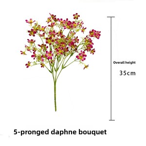 Artificial <strong>Daphne</strong> Babys Breath Bouquet Cross-Border Bestseller Silk Colorful Tiny Blossoms Home Decor Handmade Wedding - Product Image 2