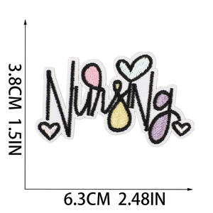 Parches Bordados Termoadhesivos de Enfermera con Diseño de Dibujos Animados, Tamaño Pequeño, Personalizados para Ropa, MOQ Bajo - Product Image 5