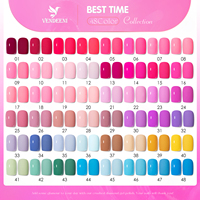 Vendeeni – Collection de vernis gel d'été au design unique, 48 couleurs, coffret cadeau avec flacon de 15 ml, sans TPO ni HEMA, étiquette OEM, kit de vernis gel