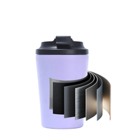 Mug de voyage personnalisé avec logo, design moderne, double paroi en acier inoxydable, isolation sous vide, mug sport